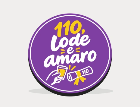 Sottobicchiere di laurea: 110, lode e amaro
