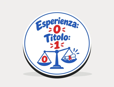 Sottobicchiere di laurea: Esperienza: 0 / Titolo: 1