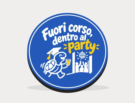 Sottobicchiere di laurea: Fuori corso, dentro al party