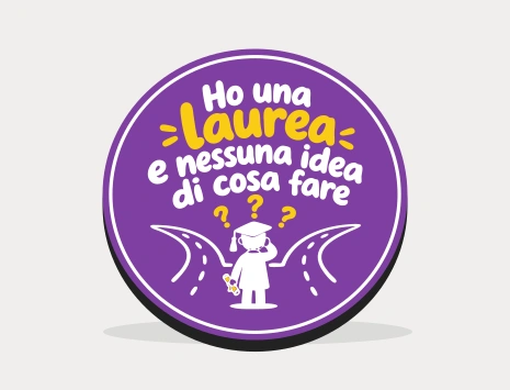 Sottobicchiere di laurea: Ho una laurea e nessuna idea di cosa fare